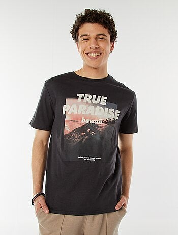 T-shirt stampata con scritta