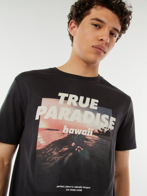 T-shirt stampata con scritta - Kiabi