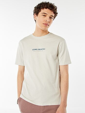 T-shirt stampata con scritta