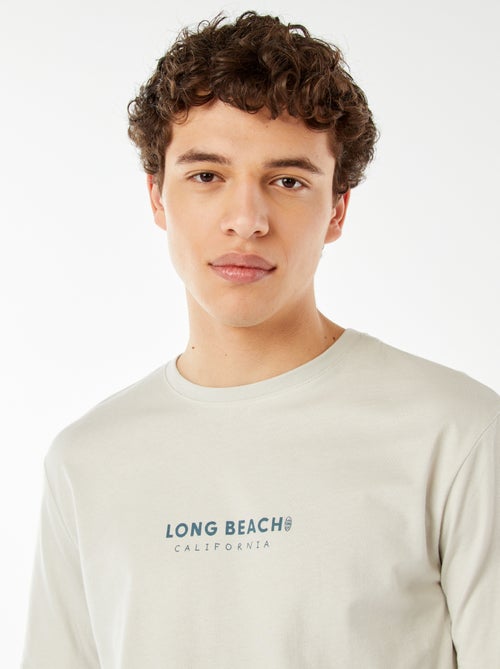 T-shirt stampata con scritta - Kiabi