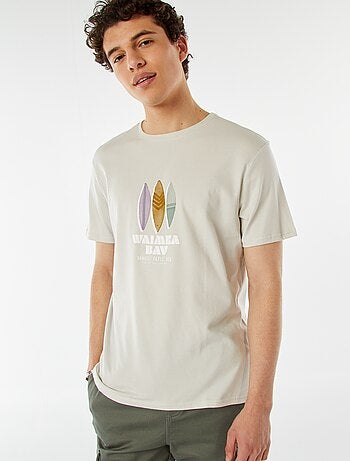 T-shirt stampata con scritta