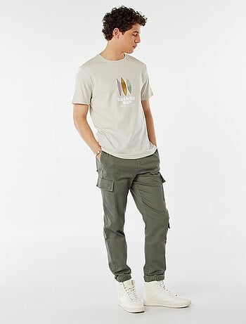 T-shirt stampata con scritta