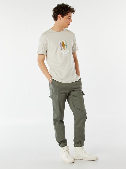 T-shirt stampata con scritta - Kiabi