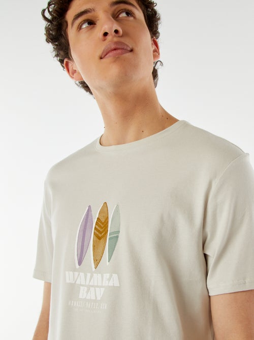 T-shirt stampata con scritta - Kiabi