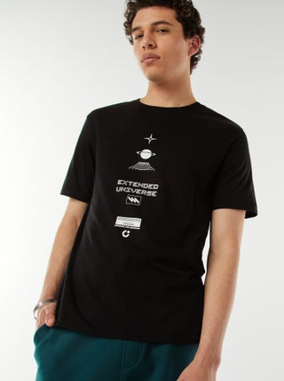 T-shirt stampata con scritta