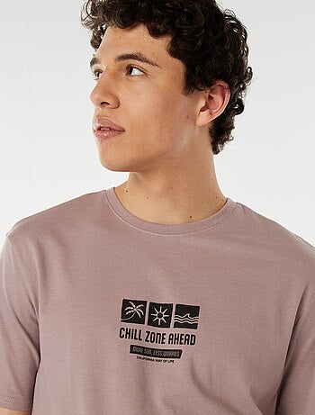 T-shirt stampata con scritta