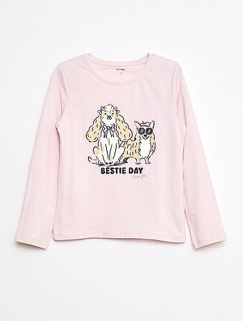 T-shirt stampata con scritta