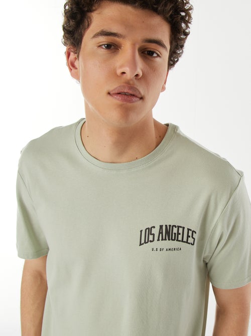 T-shirt stampata con scritta - Kiabi