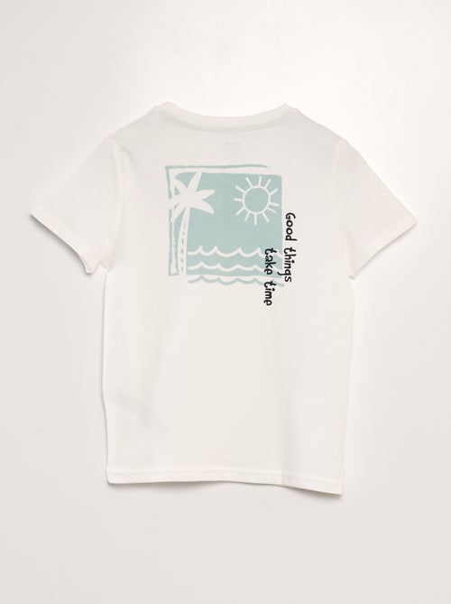 T-shirt stampata con scritte - Kiabi