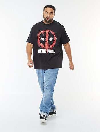 T-shirt stampata 'Deadpool' a maniche corte