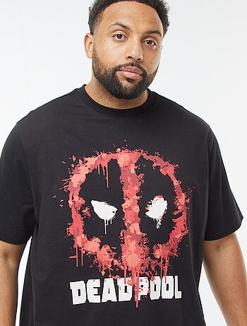 T-shirt stampata 'Deadpool' a maniche corte