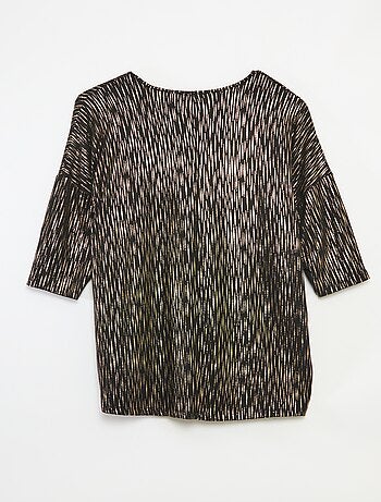 T-shirt stampata dorata 'Only Carmakoma'
