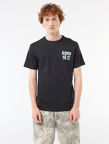 T-shirt stampata 'dragon ball' in cotone