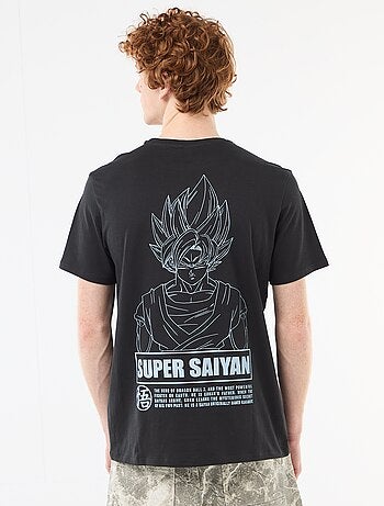 T-shirt stampata 'dragon ball' in cotone