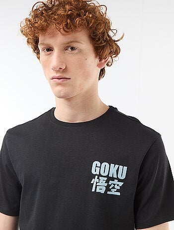 T-shirt stampata 'dragon ball' in cotone
