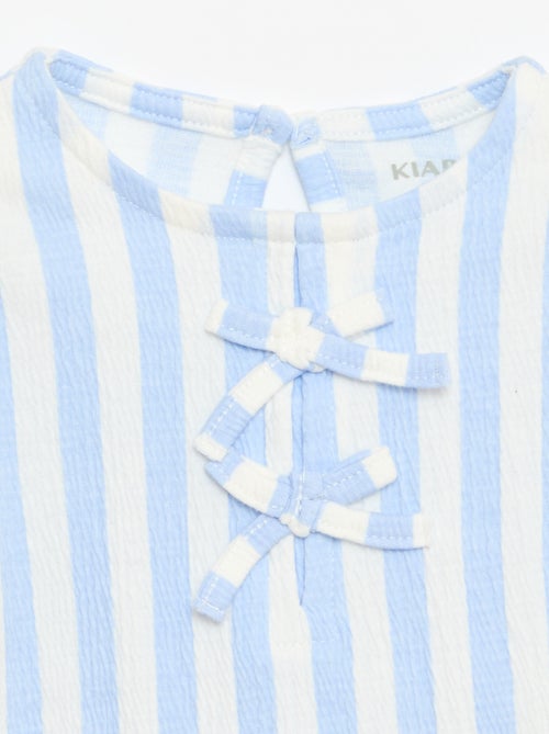 T-shirt stampata e con volant - Kiabi