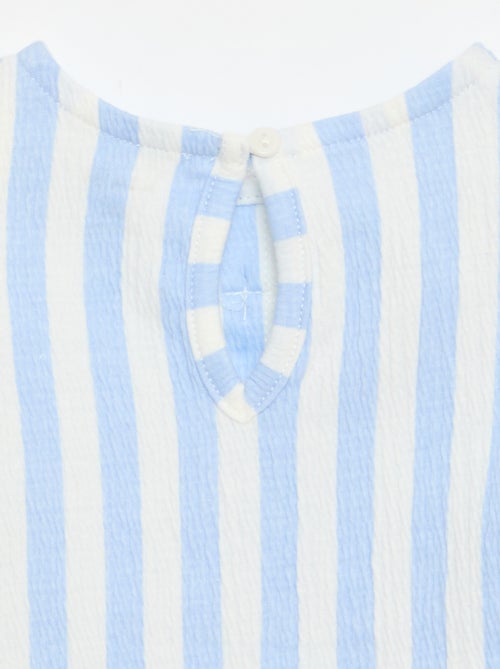 T-shirt stampata e con volant - Kiabi