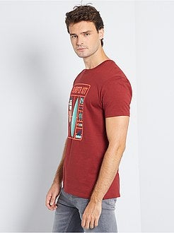 Uomini alti più di 190cm - T-shirt stampata eco-sostenibile +190 cm - Kiabi