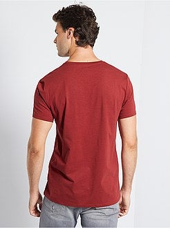 Uomini alti più di 190cm - T-shirt stampata eco-sostenibile +190 cm - Kiabi