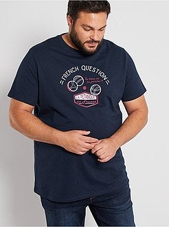 Taglie forti Uomo - T-shirt stampata eco-sostenibile - Kiabi