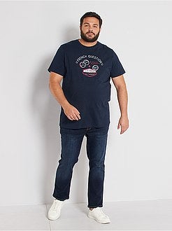 Taglie forti Uomo - T-shirt stampata eco-sostenibile - Kiabi