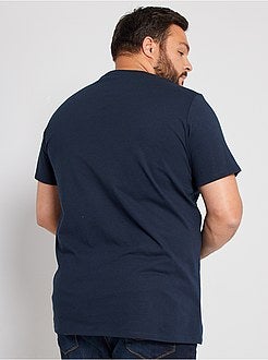 Taglie forti Uomo - T-shirt stampata eco-sostenibile - Kiabi