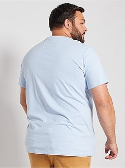 Taglie forti Uomo - T-shirt stampata eco-sostenibile - Kiabi