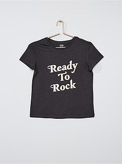 Ragazza 10-18 anni - T-shirt stampata 'eco-sostenibile' - Kiabi