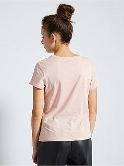 Ragazza 10-18 anni - T-shirt stampata 'eco-sostenibile' - Kiabi