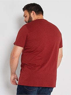 Taglie forti Uomo - T-shirt stampata eco-sostenibile - Kiabi