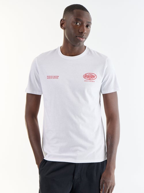 T-shirt stampata fantasia a maniche corte - Kiabi
