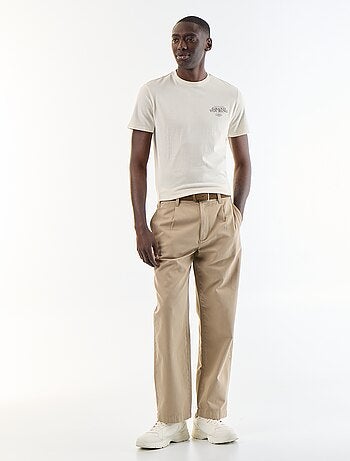 T-shirt stampata fantasia a maniche corte