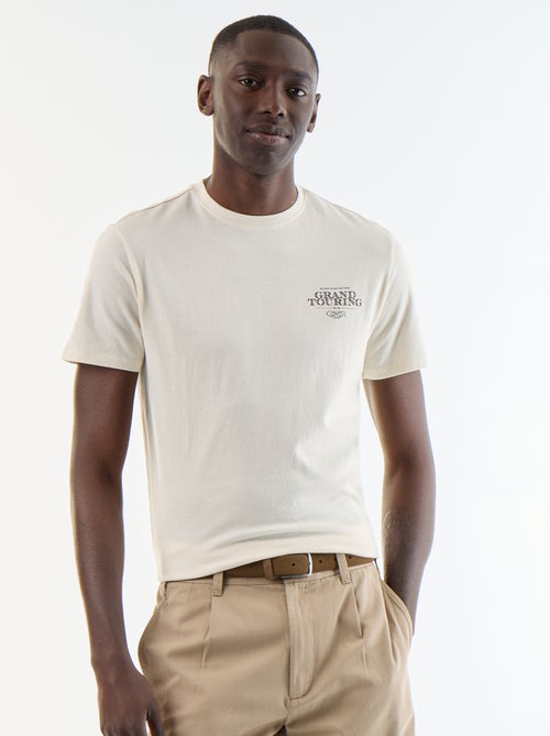 T-shirt stampata fantasia a maniche corte - Kiabi