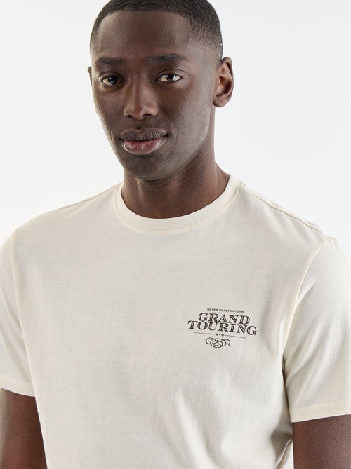 T-shirt stampata fantasia a maniche corte - Kiabi