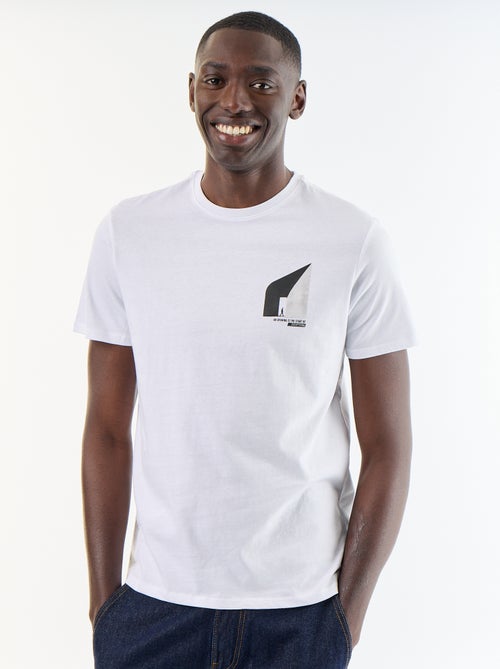 T-shirt stampata fantasia a maniche corte - Kiabi