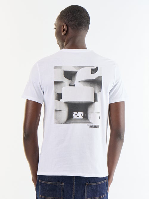 T-shirt stampata fantasia a maniche corte - Kiabi