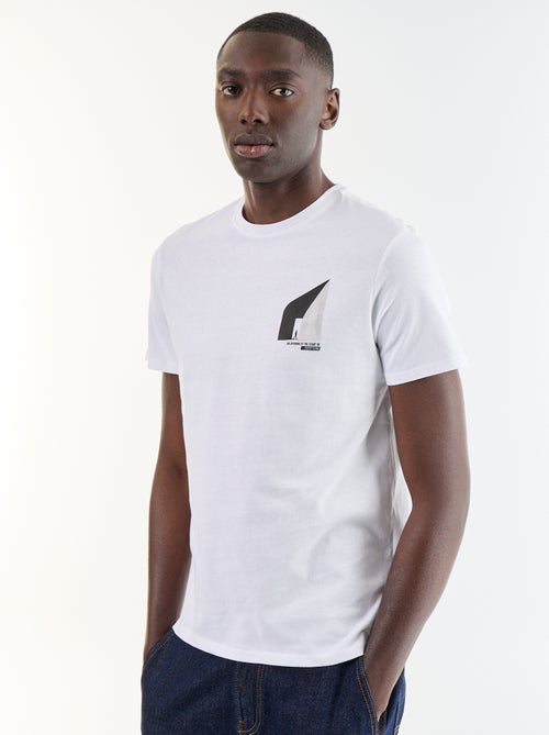 T-shirt stampata fantasia a maniche corte - Kiabi