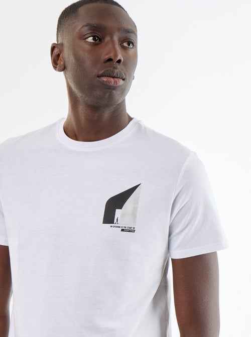 T-shirt stampata fantasia a maniche corte - Kiabi