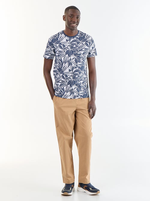 T-shirt stampata fantasia a maniche corte - Kiabi T-shirt stampata fantasia a maniche corte - Kiabi