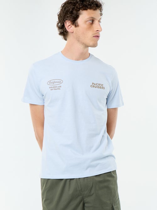 T-shirt stampata fantasia a maniche corte - Kiabi
