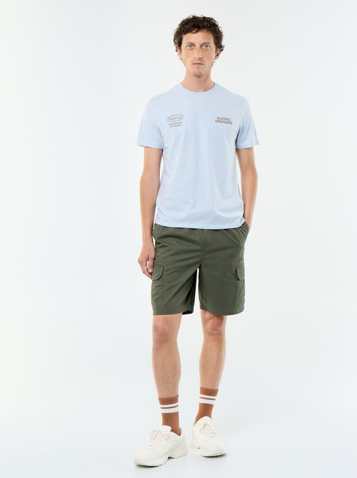 T-shirt stampata fantasia a maniche corte - Kiabi