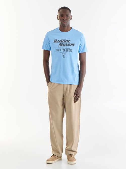 T-shirt stampata fantasia a maniche corte - Kiabi T-shirt stampata fantasia a maniche corte - Kiabi