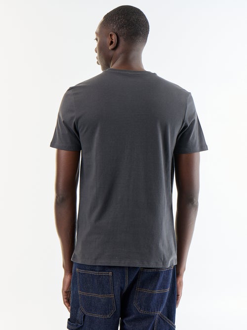 T-shirt stampata fantasia a maniche corte - Kiabi