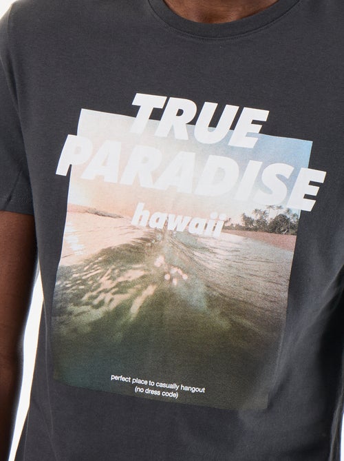 T-shirt stampata fantasia a maniche corte - Kiabi