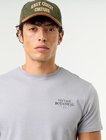 T-shirt con stampa fantasia a maniche corte