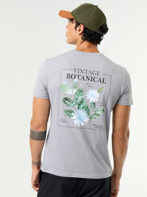 T-shirt stampata fantasia a maniche corte - Kiabi