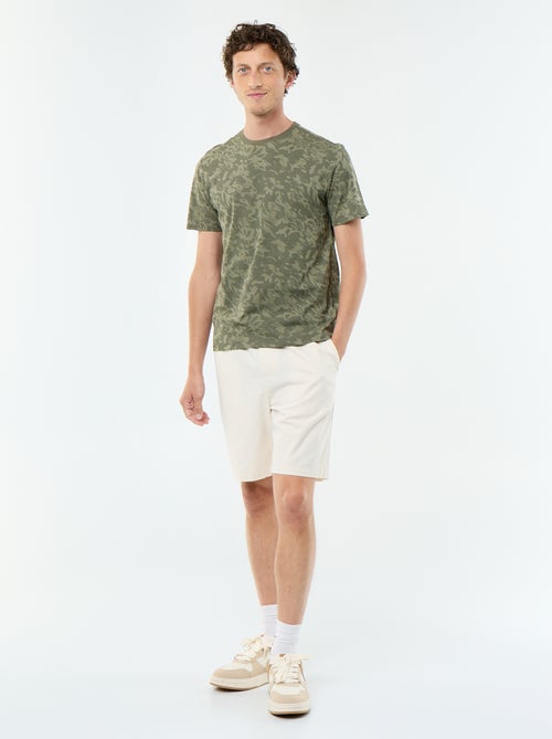 T-shirt stampata fantasia a maniche corte - Kiabi