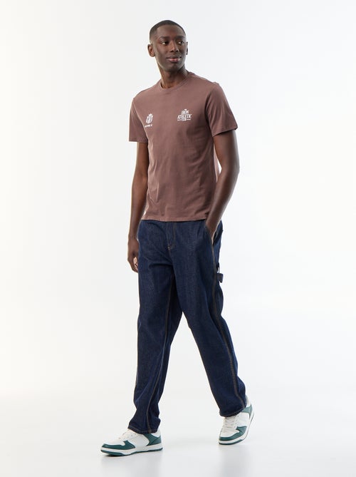 T-shirt stampata fantasia a maniche corte - Kiabi