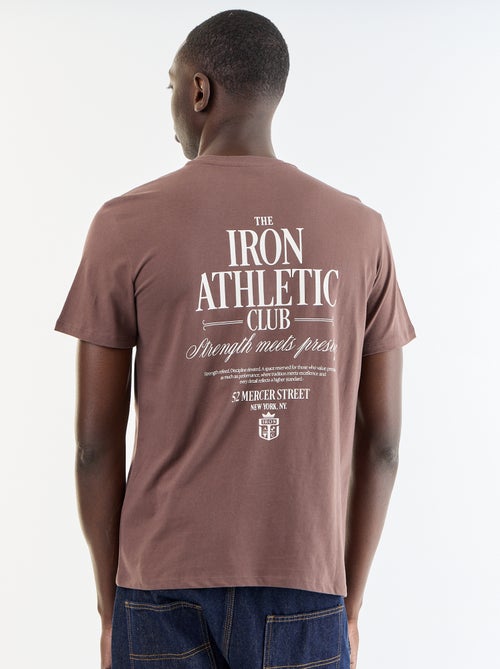 T-shirt stampata fantasia a maniche corte - Kiabi