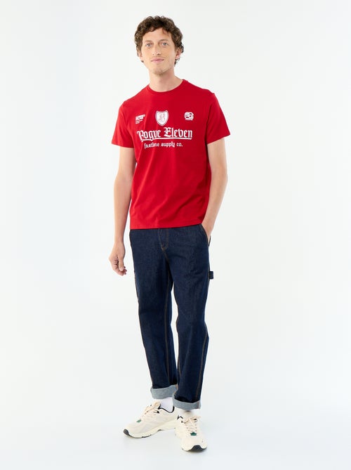 T-shirt stampata fantasia a maniche corte - Kiabi